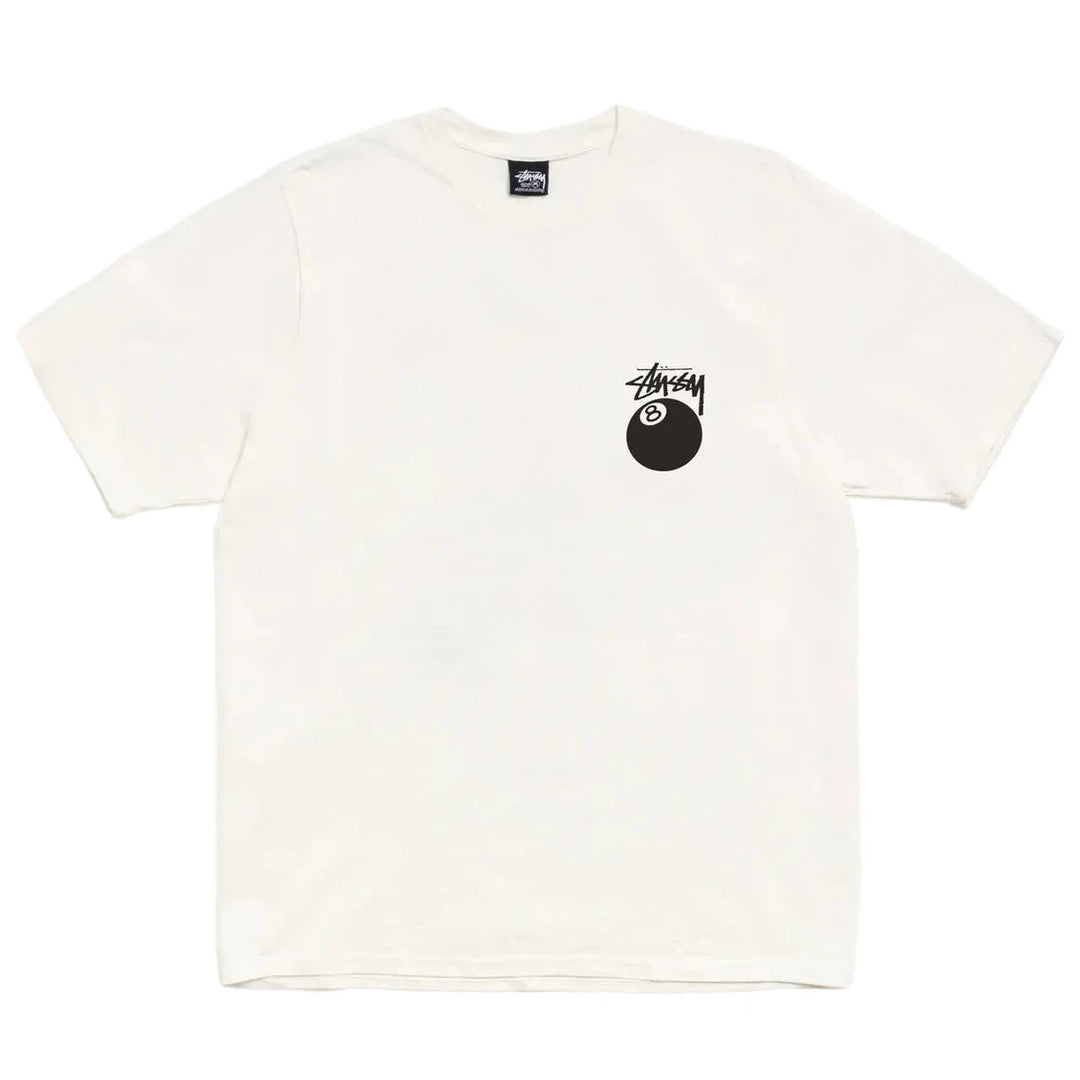 Stussy 8 Ball Pigment Dyed Tee Natural (SS24) - Hype Vault 
