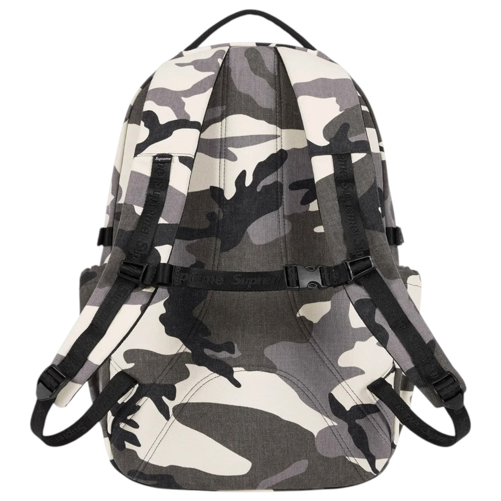 Supreme Logo Backpack Snow Camo (SS25) - Hype Vault 
