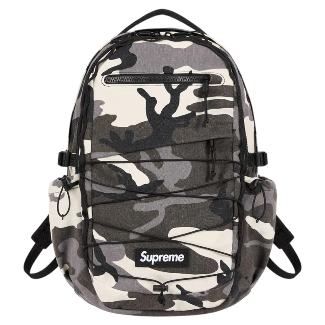 Supreme Logo Backpack Snow Camo (SS25) - Hype Vault 