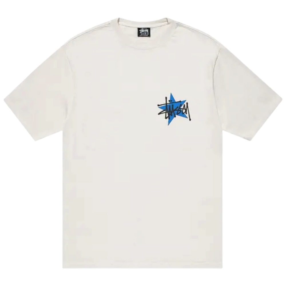 Stussy Star Pigment Dyed Tee ‘Natural’ (FW23) - Hype Vault 