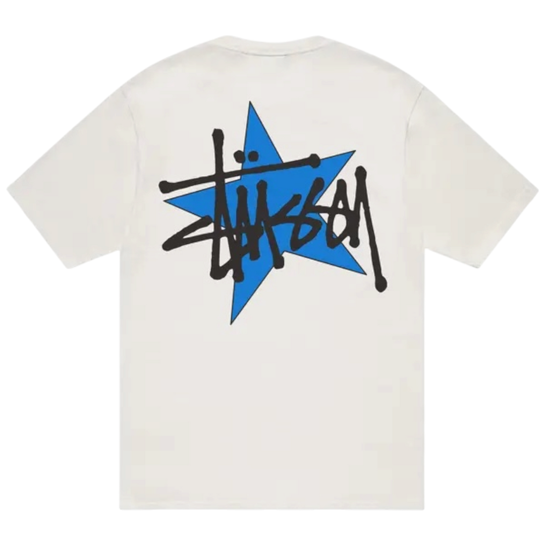 Stussy Star Pigment Dyed Tee ‘Natural’ (FW23) - Hype Vault 