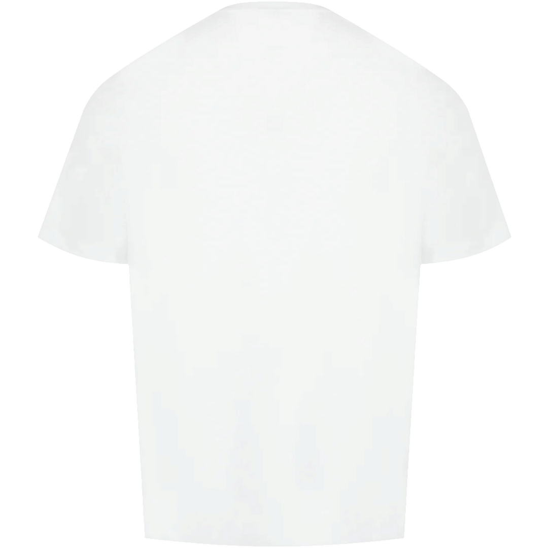 Loewe Embroidered Chest Logo Pocket Tee Relaxed Fit White - Hype Vault 