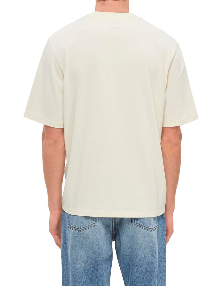 Ami Paris Ami De Coeur Patch T-Shirt ‘Cream’
