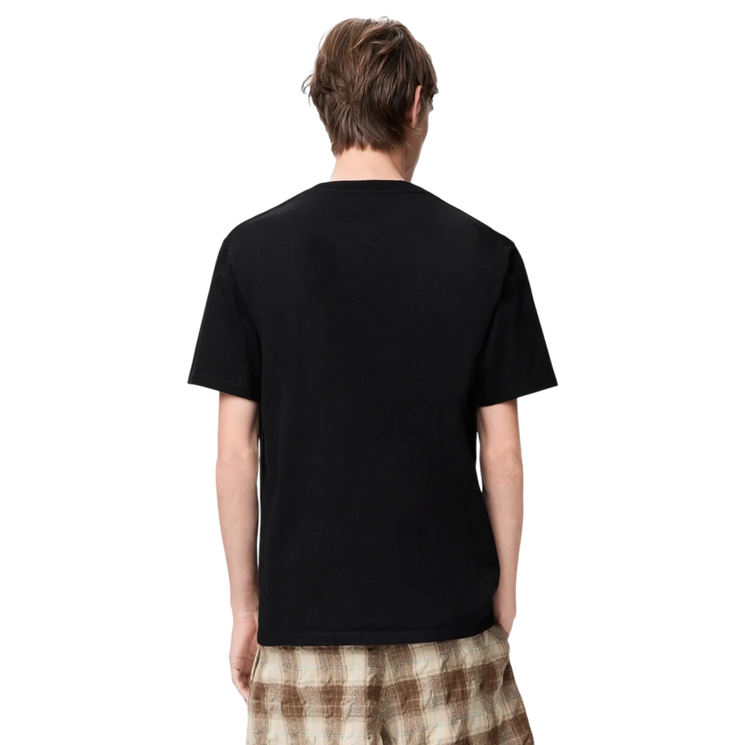 Loewe Embroidered Chest Logo Pocket Tee Relaxed Fit Black - Hype Vault 