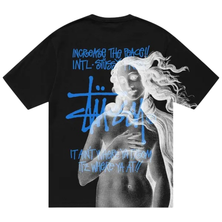 Stussy IST Venus Pigment Dyed Tee ‘Black’ (FW23) - Hype Vault 