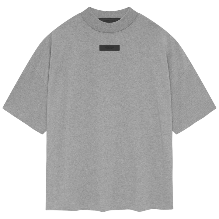 Fear of God Essentials Short-Sleeve Tee 'Dark Heather Oatmeal' (FW23) - Hype Vault 