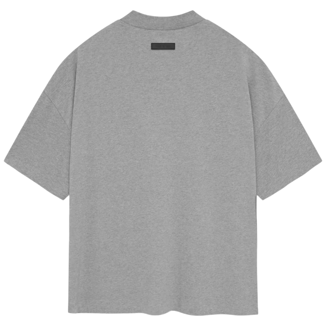 Fear of God Essentials Short-Sleeve Tee 'Dark Heather Oatmeal' (FW23) - Hype Vault 