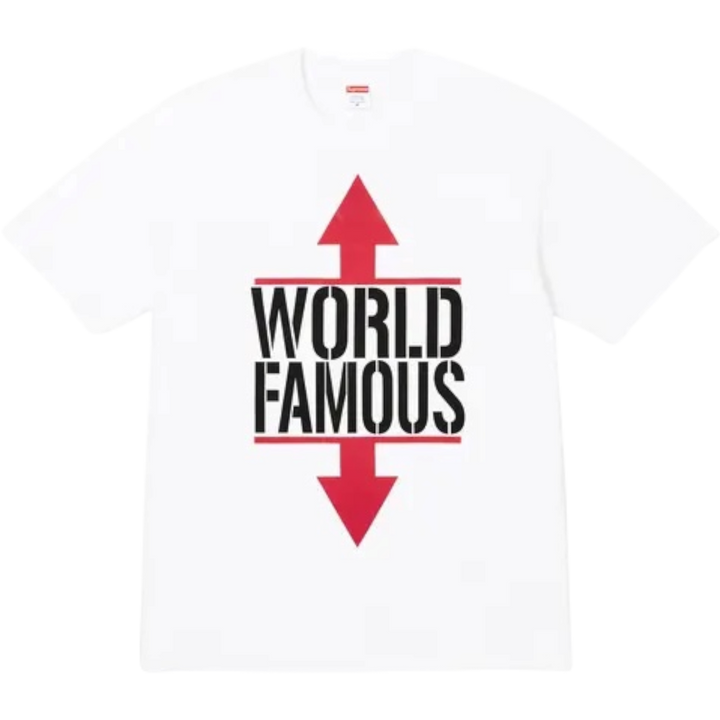 Supreme World Famous Tee ‘White’ (SS26) - Hype Vault 