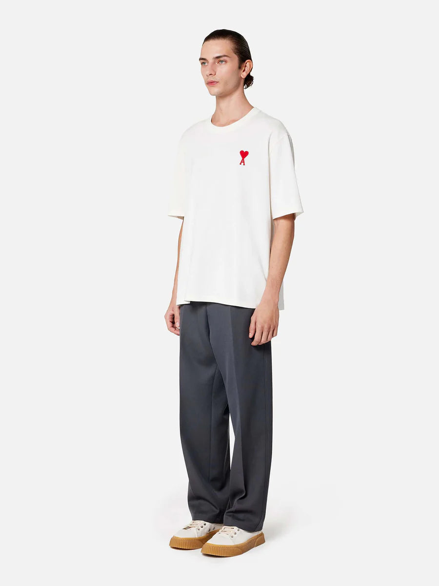 Ami De Coeur Embroidered Heavy Organic Cotton T-Shirt ‘Natural White’ - Hype Vault - Authentic Luxury, Sneakers, Streetwear and Collectibles