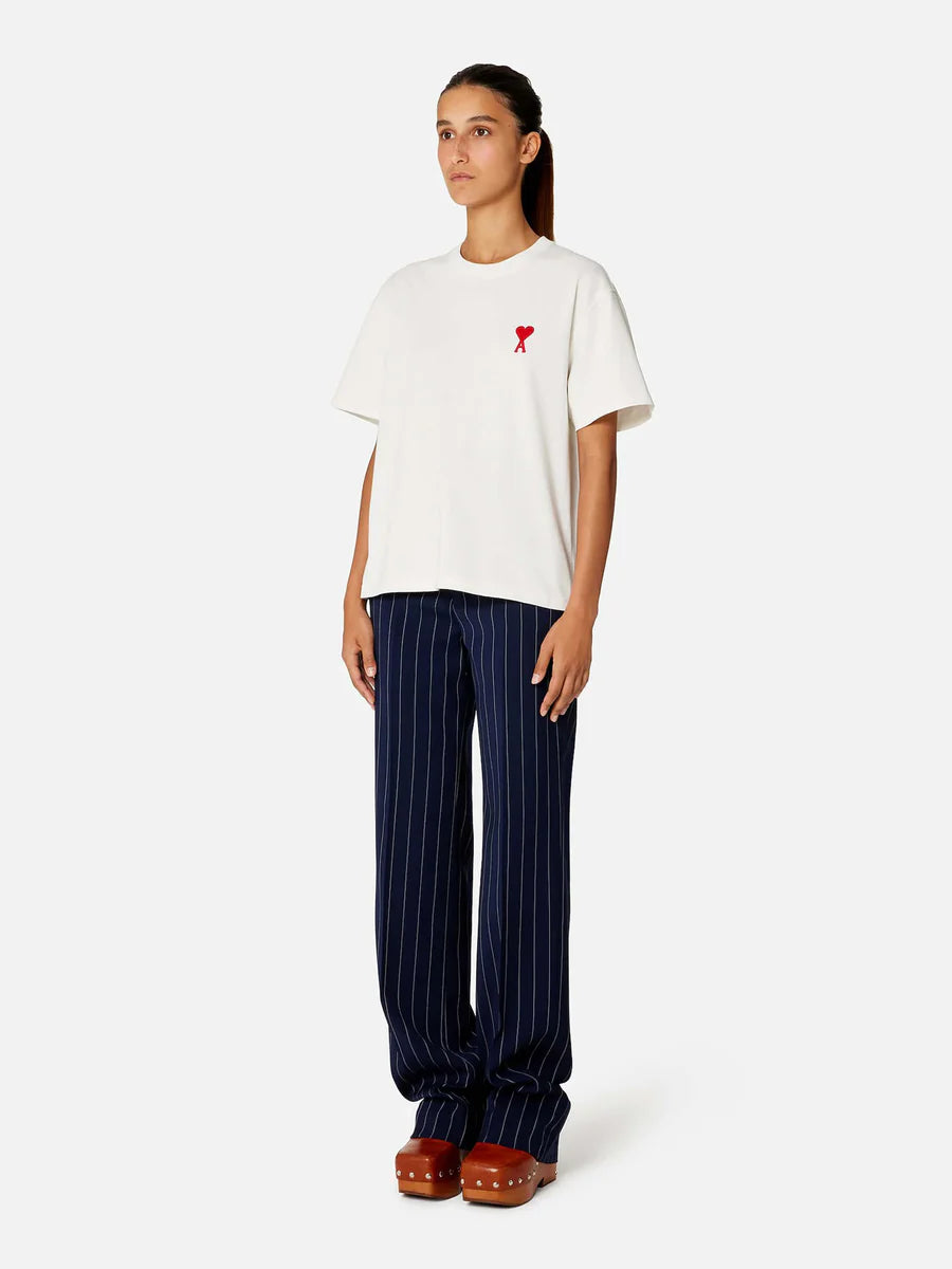 Ami De Coeur Embroidered Heavy Organic Cotton T-Shirt ‘Natural White’ - Hype Vault - Authentic Luxury, Sneakers, Streetwear and Collectibles