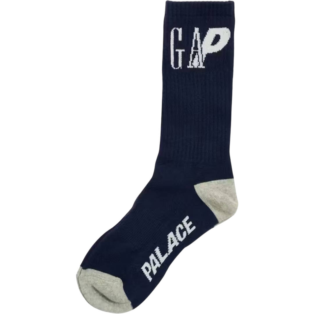 Palace x Gap Crew Socks ‘Navy’ (SS24) - Hype Vault 