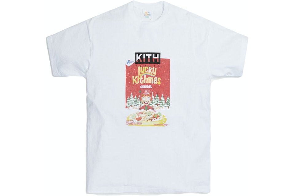Kith x Lucky Charms Kithmas Cereal Box Vintage Tee White | Hype Vault Kuala Lumpur | Asia's Top Trusted High-End Sneakers and Streetwear Store