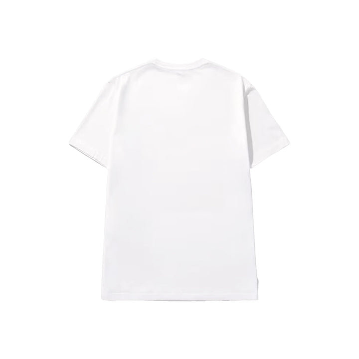 Loewe Anagram Blue Embroidered Logo on White T-Shirt | Hype Vault