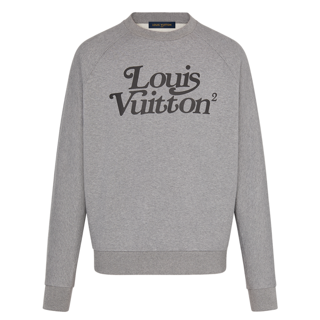 Louis Vuitton x Nigo Squared LV Sweatshirt Gris Clair (SS20) | Hype Vault