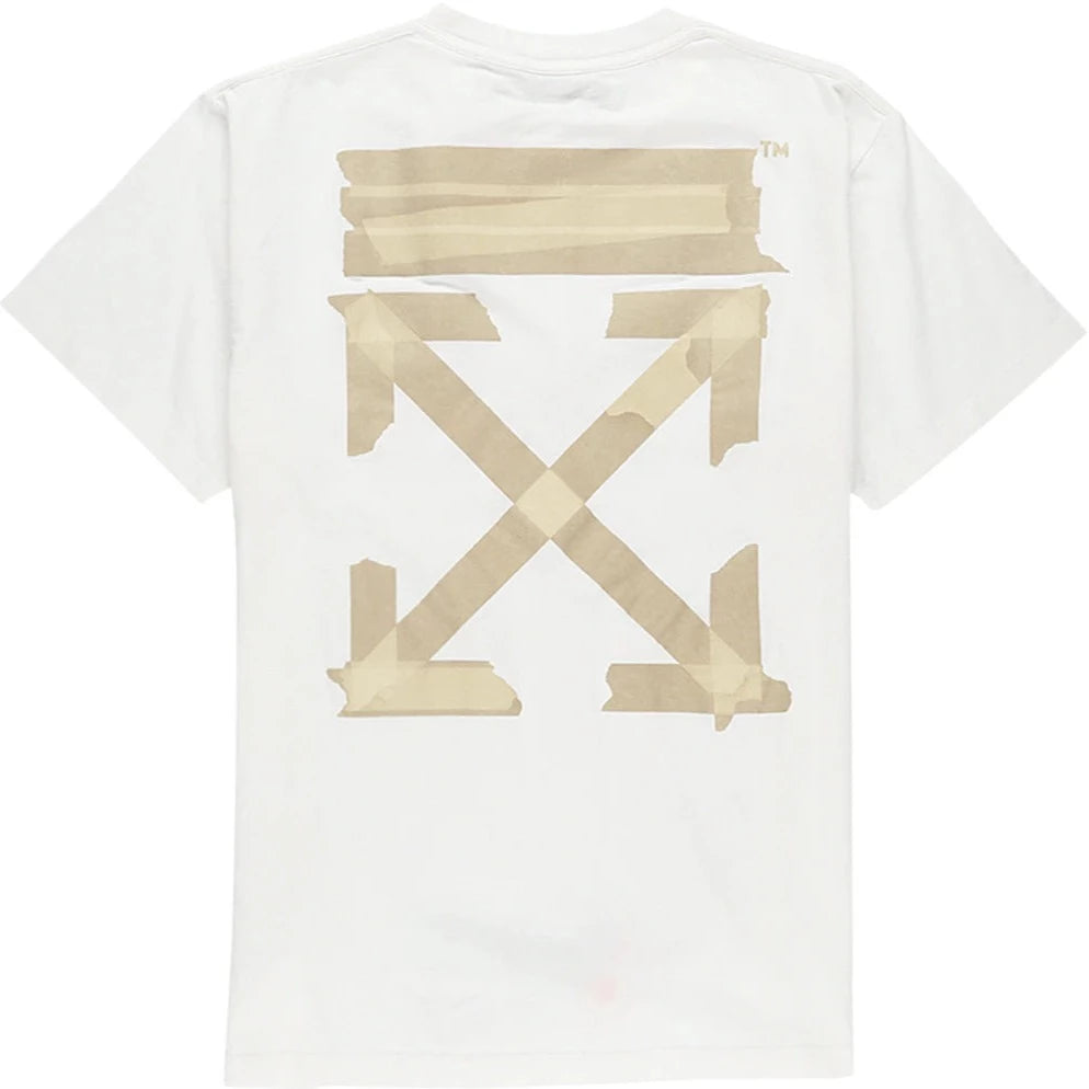 Off-White Tape Arrows White T-Shirt | Hype Vault Kuala Lumpur | Asia's Top Trusted High-End Sneakers and Streetwear Store