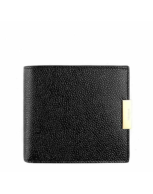 Thom Browne Billfold W/ Lock Detail In Pebble Grain Leather | Hype Vault Kuala Lumpur