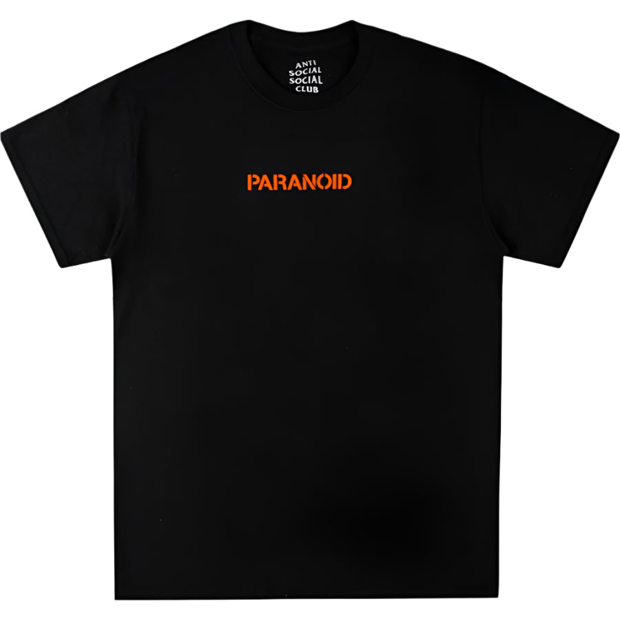 Orange Antisocial Social Club Paranoid Paranoid Tee Paranoid Anti