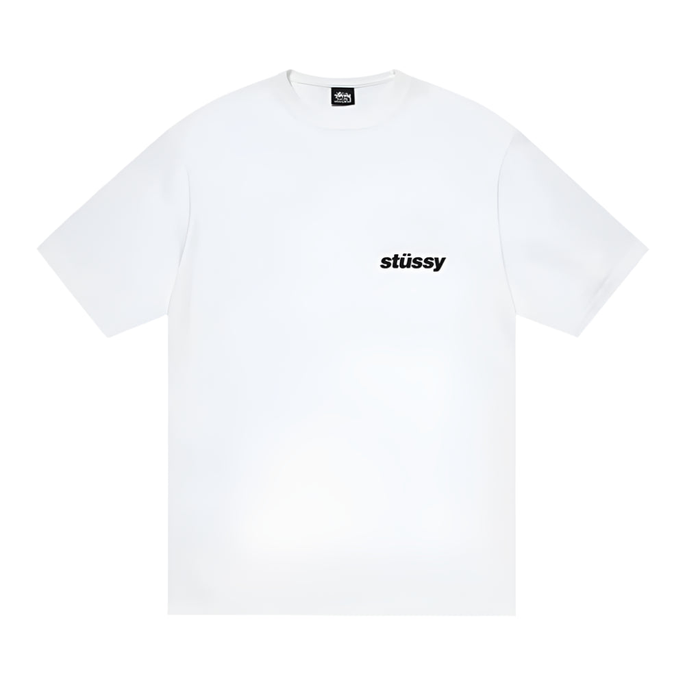 Stussy Popsicle Tee White | Hype Vault Kuala Lumpur | Asia's Top Trusted High-End Sneakers and Streetwear Store | Guaranteed 100% authentic