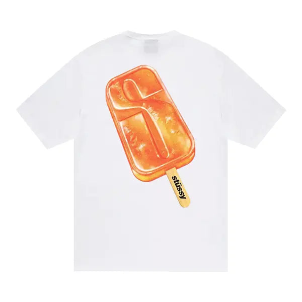 Stussy Popsicle Tee White | Hype Vault Kuala Lumpur | Asia's Top Trusted High-End Sneakers and Streetwear Store | Guaranteed 100% authentic