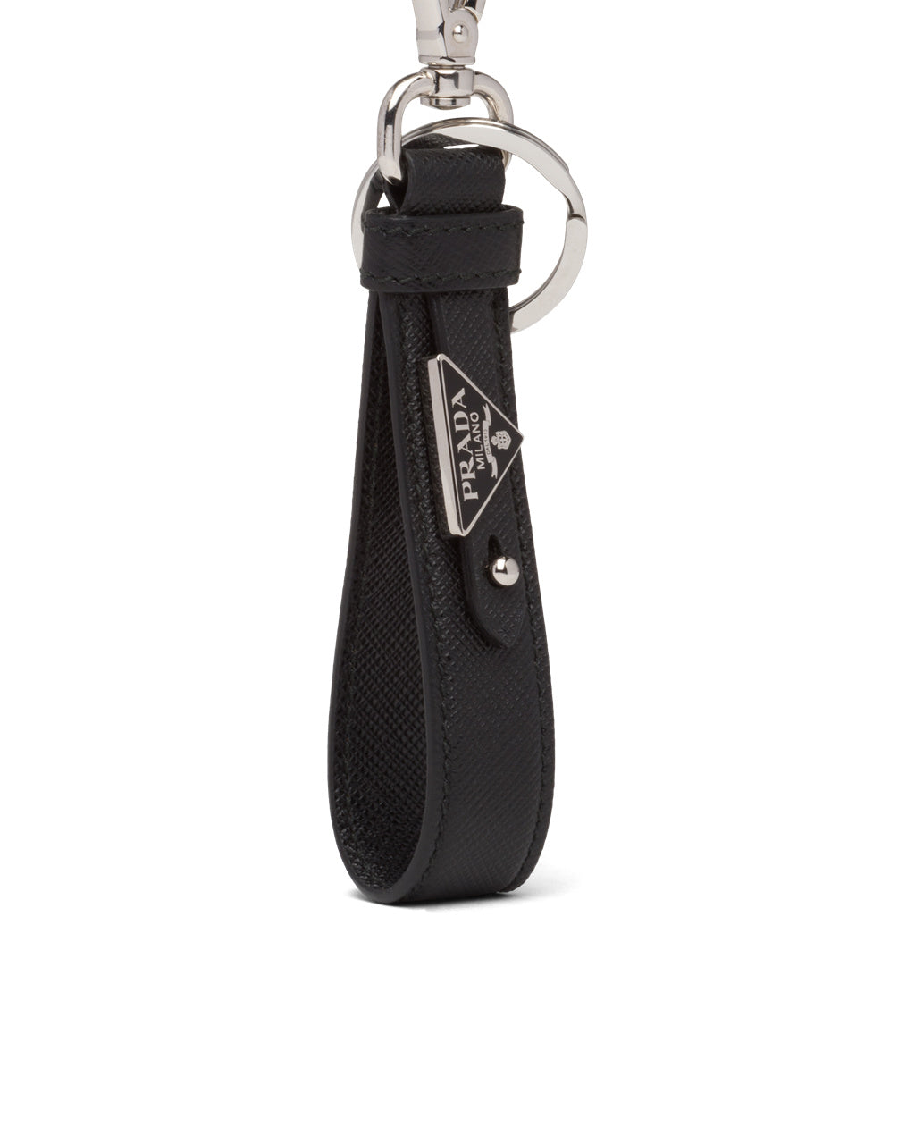 Prada Saffiano Leather Keychain Black | Hype Vault Kuala Lumpur