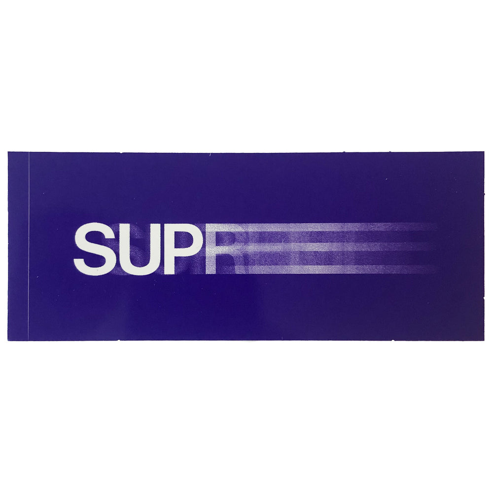 Supreme Motion Sticker Purple | Hype Vault Kuala Lumpur | Asia's Top Trusted High-End Sneakers and Streetwear Store
