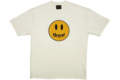 Drew House SS Mascot Tee Sky White  | Hype Vault Kuala Lumpur | Asia's Top Trusted High-End Sneakers and Streetwear Store