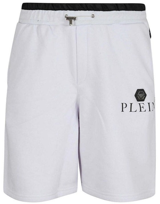 Philipp Plein Hexagon Jogging Shorts White | Hype Vault Kuala Lumpur