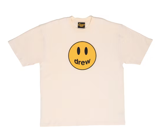 Drew House SS Mascot Tee Sky Cream  | Hype Vault Kuala Lumpur | Asia's Top Trusted High-End Sneakers and Streetwear Store
