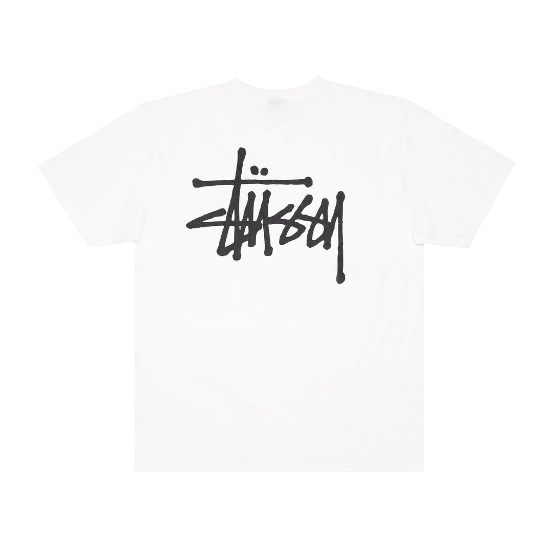 Stussy Basic Tee White | Hype Vault Kuala Lumpur