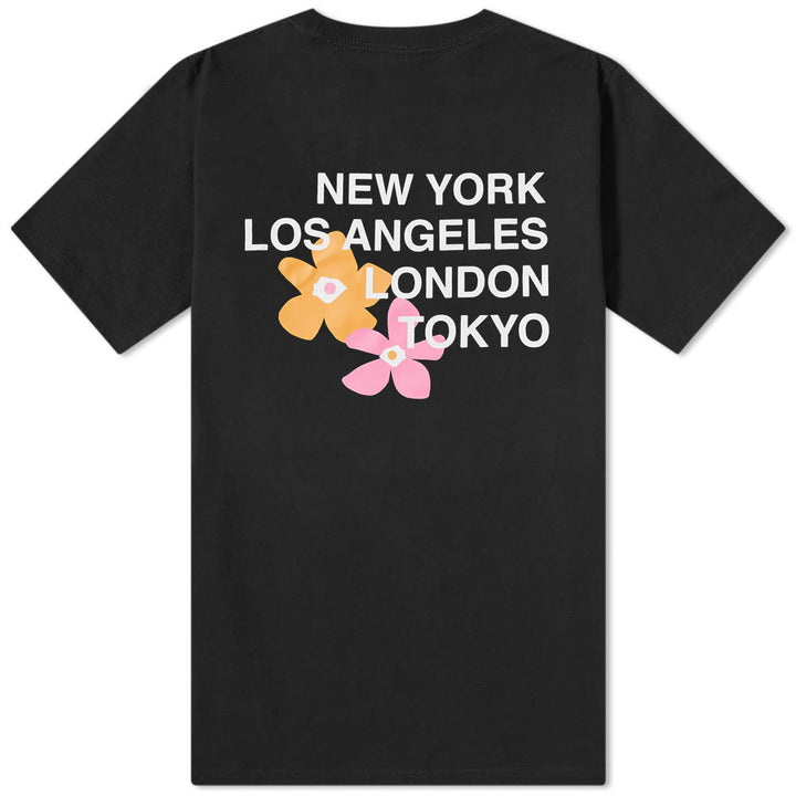 Stussy City Flowers Tee Black | Hype Vault Kuala Lumpur | Asia's Top Trusted High-End Sneakers and Streetwear Store
