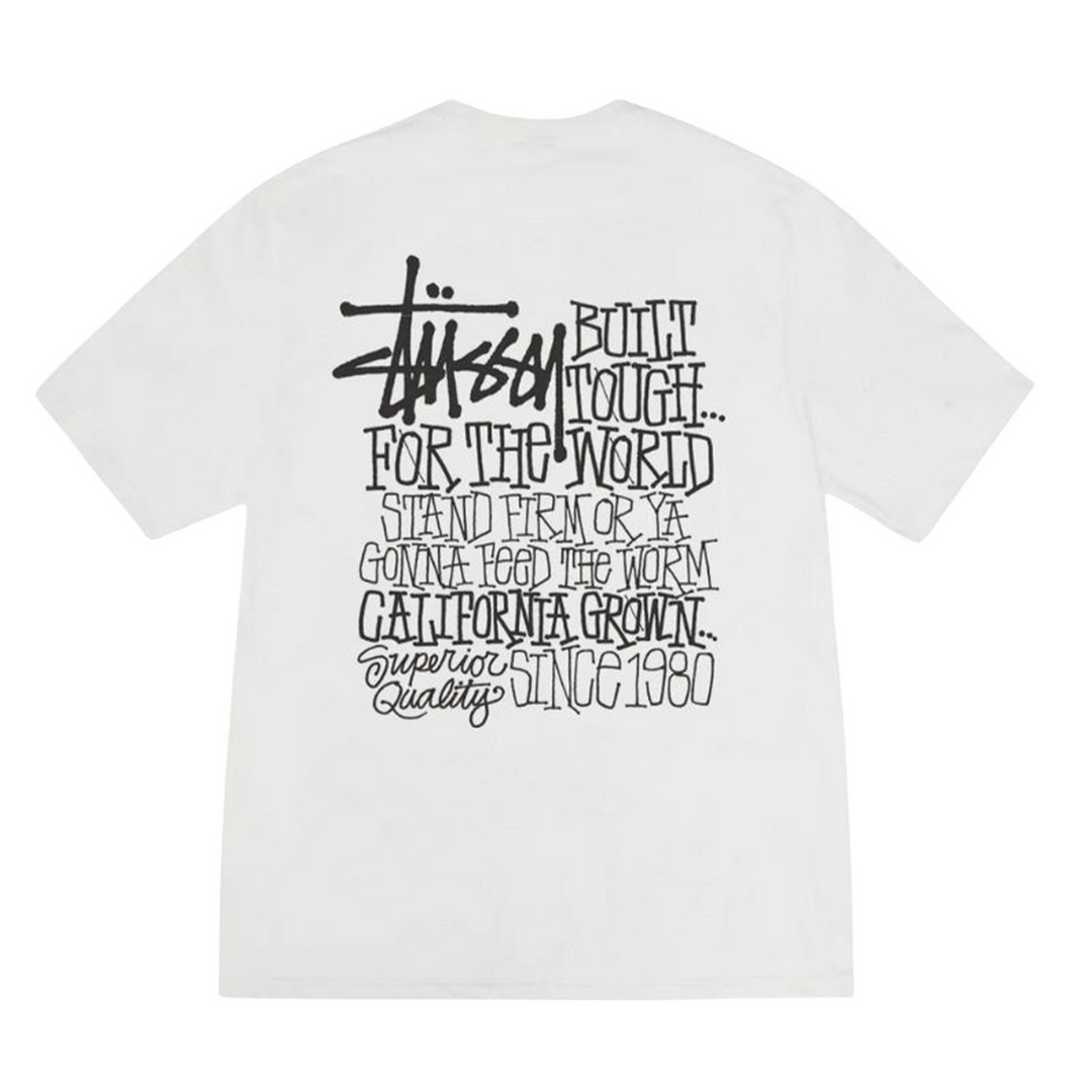 Stussy California Grown Pigment Dyed Tee ‘White' | Hype Vault