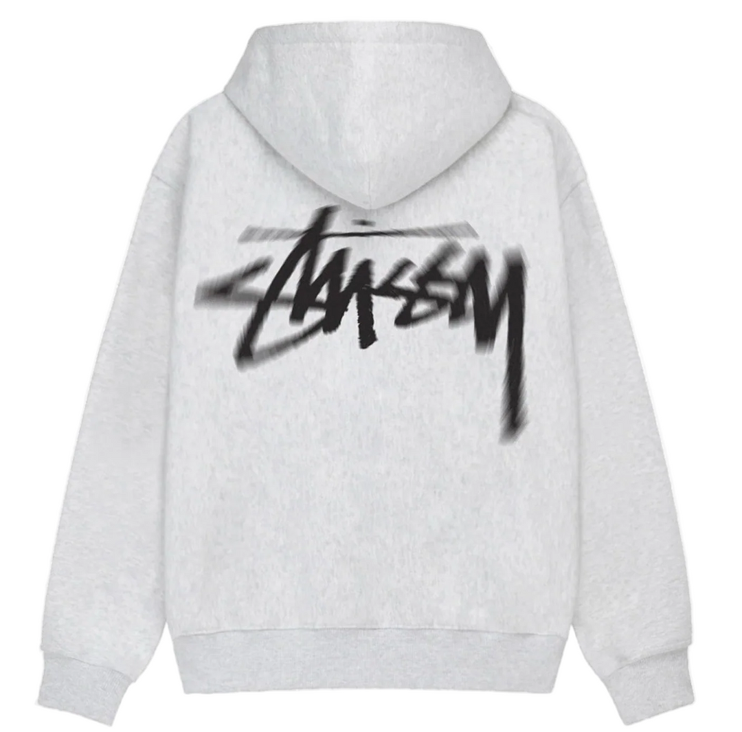 Stussy Dizzy Hoodie ‘Ash Heather’ (FW24)