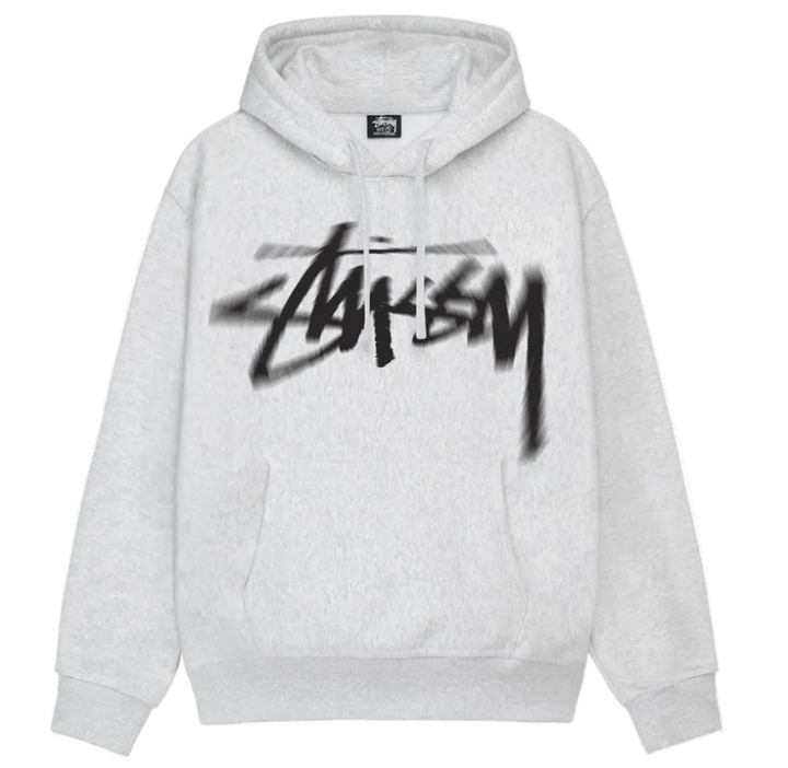 Stussy Dizzy Hoodie ‘Ash Heather’ (FW24)
