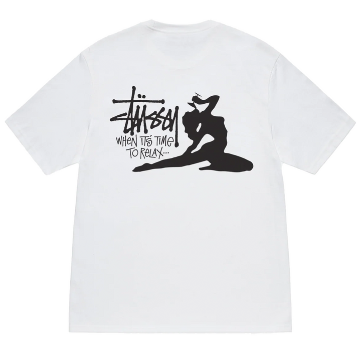 Stussy Relax Tee White | Hype Vault