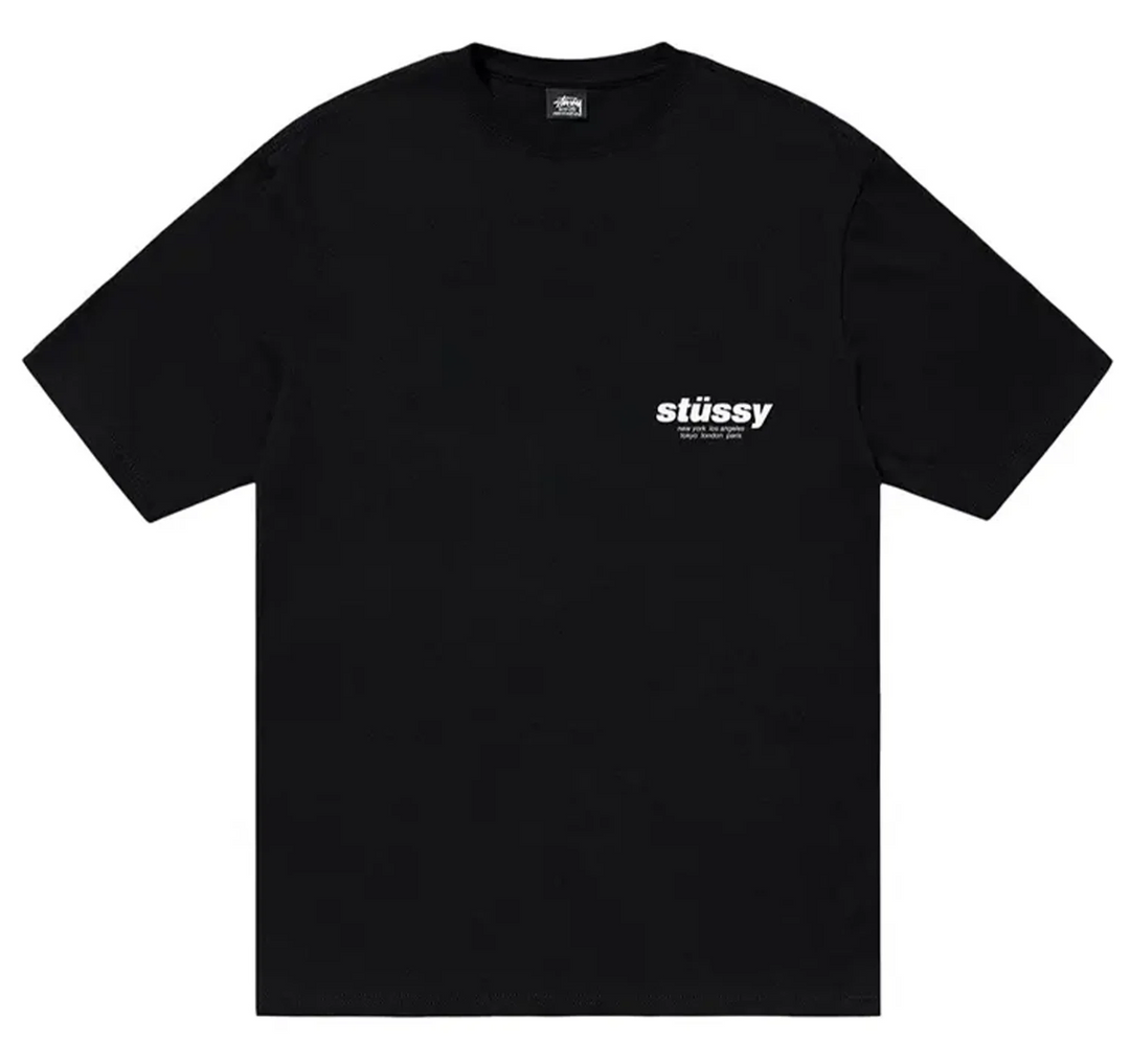 Stüssy Rollers Tee Black (SS25) - Hype Vault Kuala Lumpur Malaysia