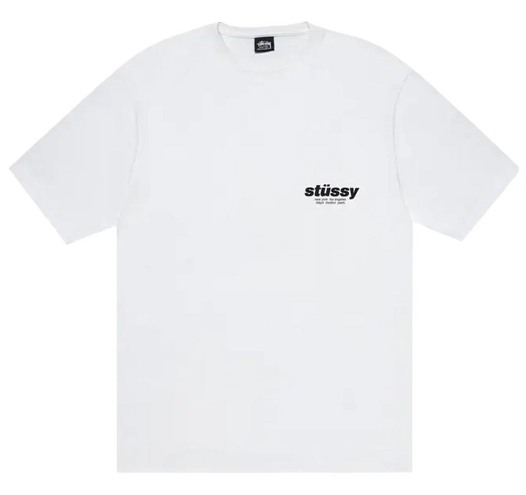 Stüssy Rollers Tee White (SS25)