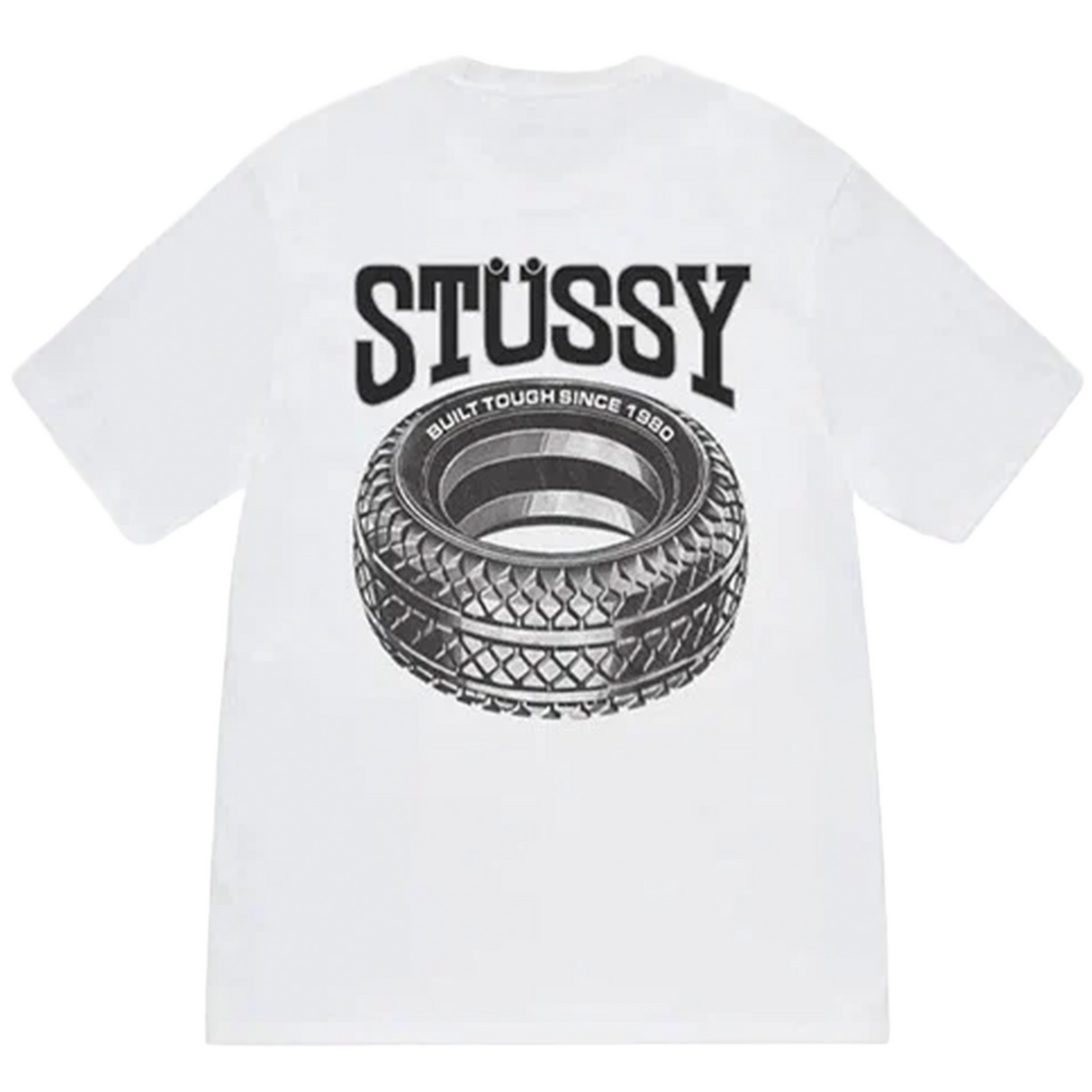 Stussy Tough Tread Tee ‘White’ | Hype Vault