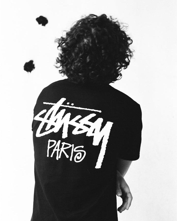 Stussy Stock Paris Tee Black | Hype Vault Kuala Lumpur | Asia's Top Trusted High-End Sneakers and Streetwear Store | Guaranteed 100% authentic