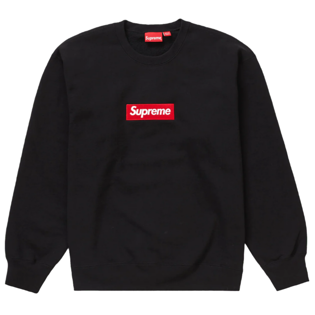 Supreme Box Logo Crewneck Black (FW22) | Hype Vault