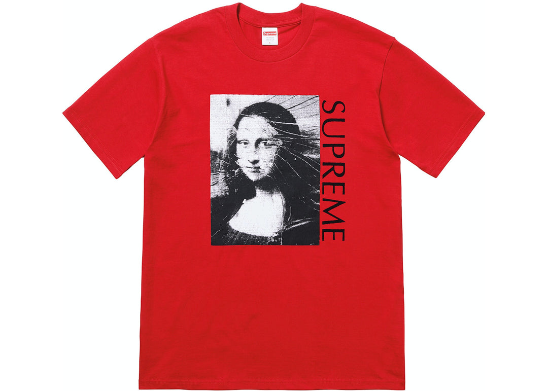 Supreme Mona Lisa Tee Red | Hype Vault Kuala Lumpur | Asia's Top Trusted High-End Sneakers and Streetwear Store