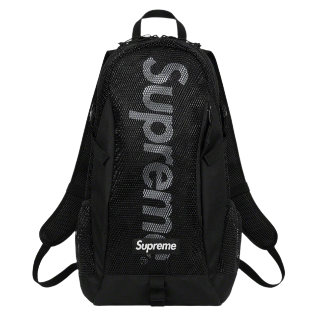 Supreme Mesh Backpack Black (SS20) | Hype Vault