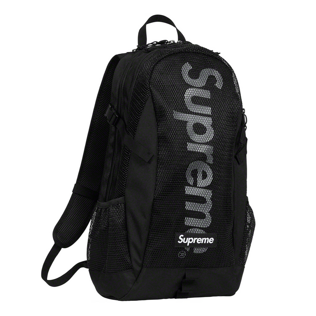 Supreme Mesh Backpack Black (SS20) | Hype Vault