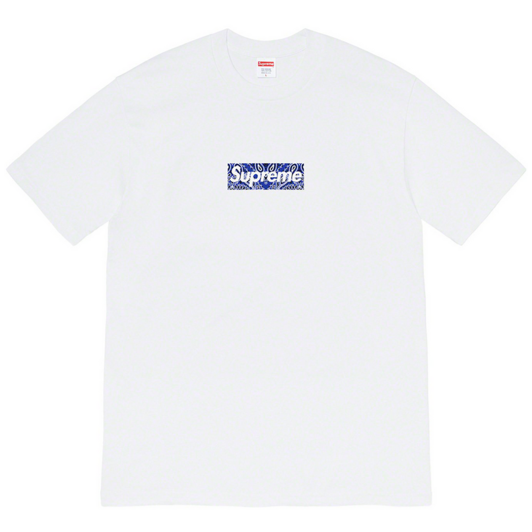 Supreme Bandana Box Logo Tee ‘White' | Hype Vault