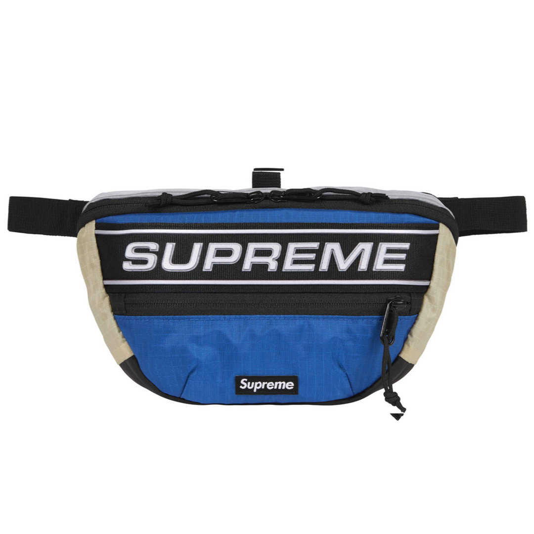 Supreme 3D Logo Waistbag Blue Mult (FW23) | Hype Vault