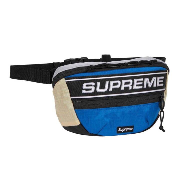 Supreme 3D Logo Waistbag Blue Mult (FW23) | Hype Vault