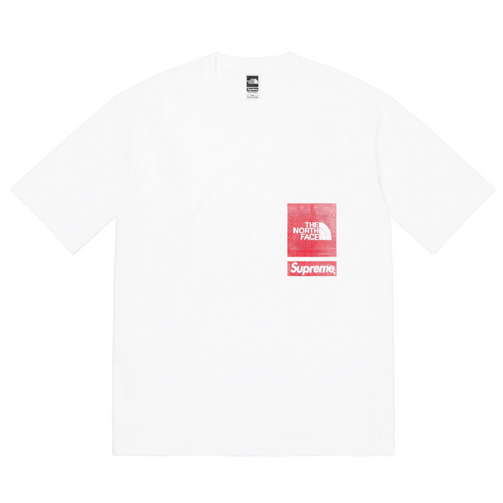 Supreme x The North Face Printed Pocket Tee ‘White’ | Hype Vault