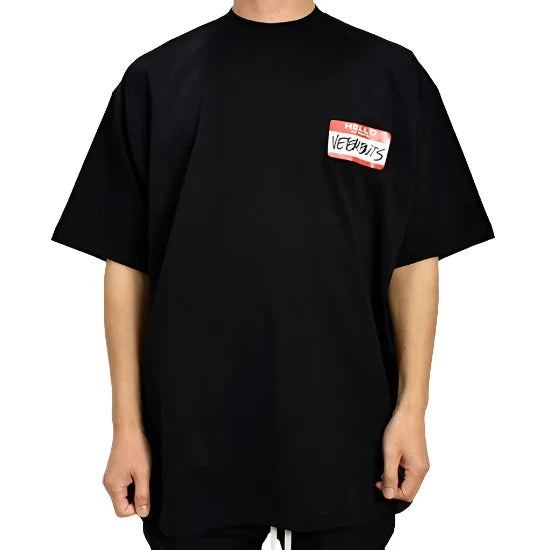 Vetements My Name Is Vetements T-Shirt Black | Hype Vault Kuala Lumpur