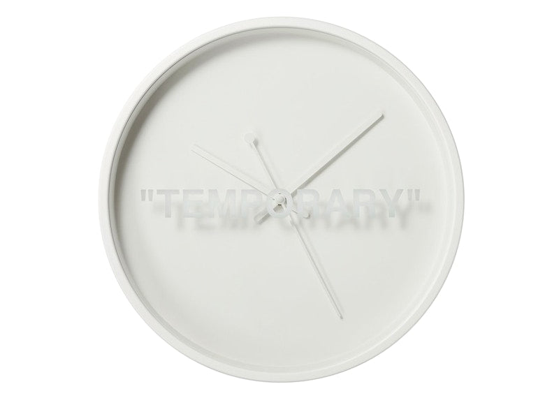 Virgil Abloh x IKEA MARKERAD "TEMPORARY" Wall Clock | Hype Vault