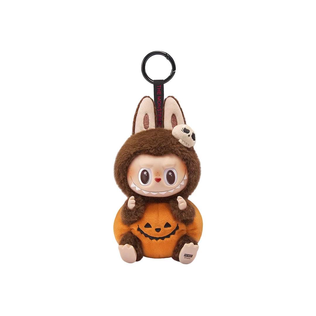 Pop Mart Labubu Happy Halloween Party Series-Sitting Pumpkin Vinyl Plush Pendant | Hype Vault Kuala Lumpur