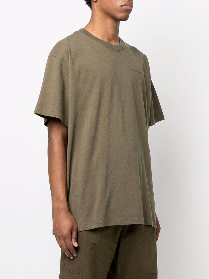 Off-White Diag Tab Over S/S T-Shirt Army Green | Hype Vault Kuala Lumpur | Asia's Top Trusted High-End Sneakers and Streetwear Store